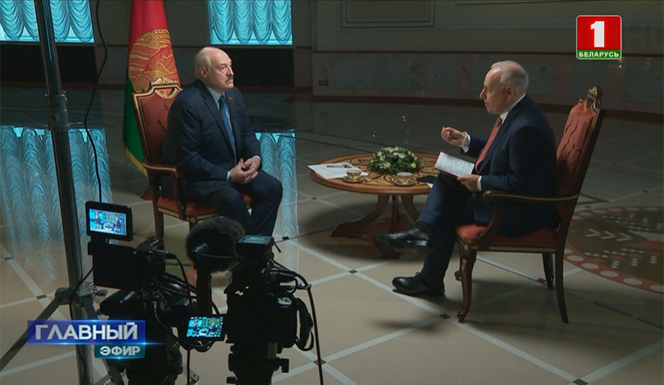 На неделе Президент Беларуси дал интервью корпорации BBC, телеверсия 22 ноября в эфире Беларусь 1