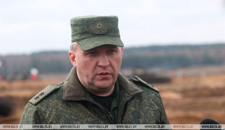 Виктор Хренин посетил военный полигон в Брестской области