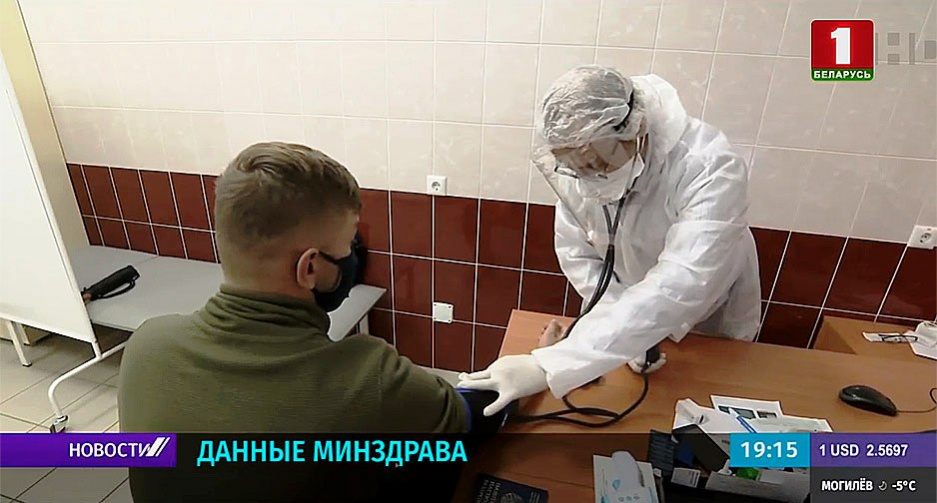 За сутки в Беларуси зарегистрированы 1 796 пациентов с COVID-19