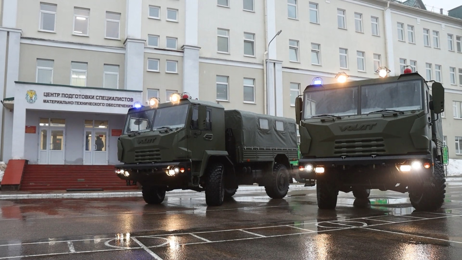 В 2022 году белорусским пограничникам поставили 20 современных грузовиков Волат 