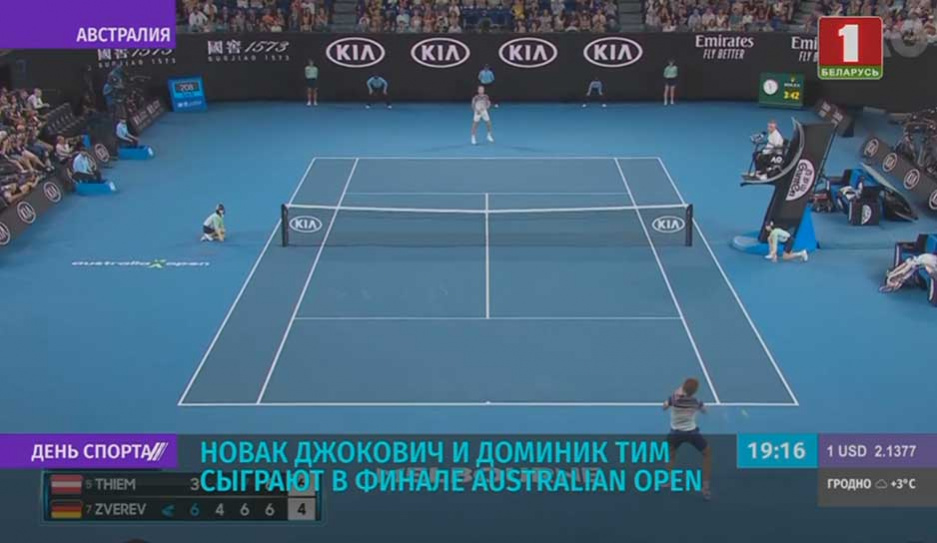 Новак Джокович и Доминик Тим сыграют в финале Australian Open