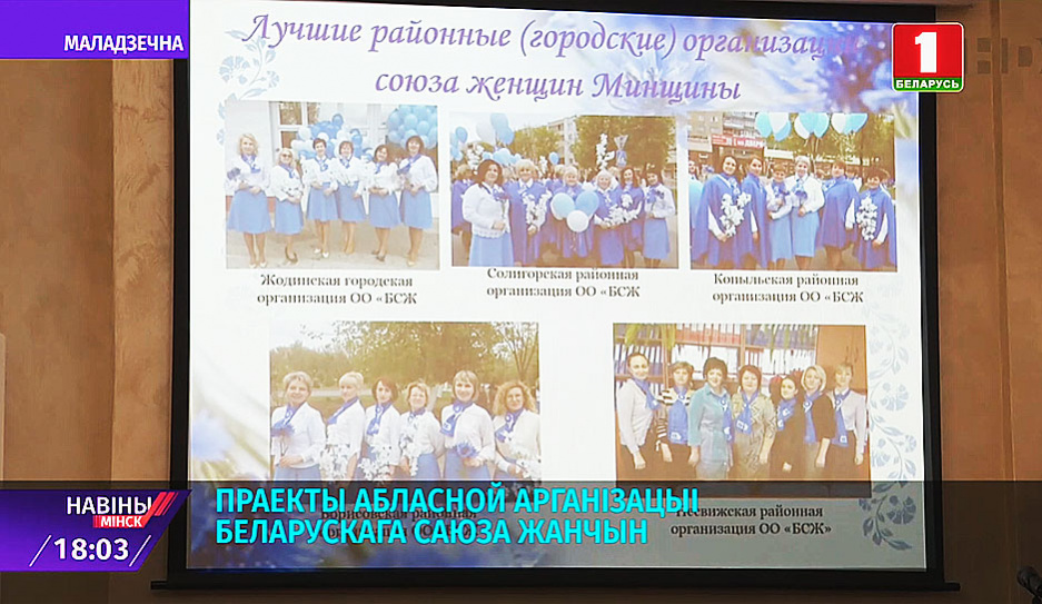 Проекты областной организации Белорусского союза женщин обсудили в Молодечно