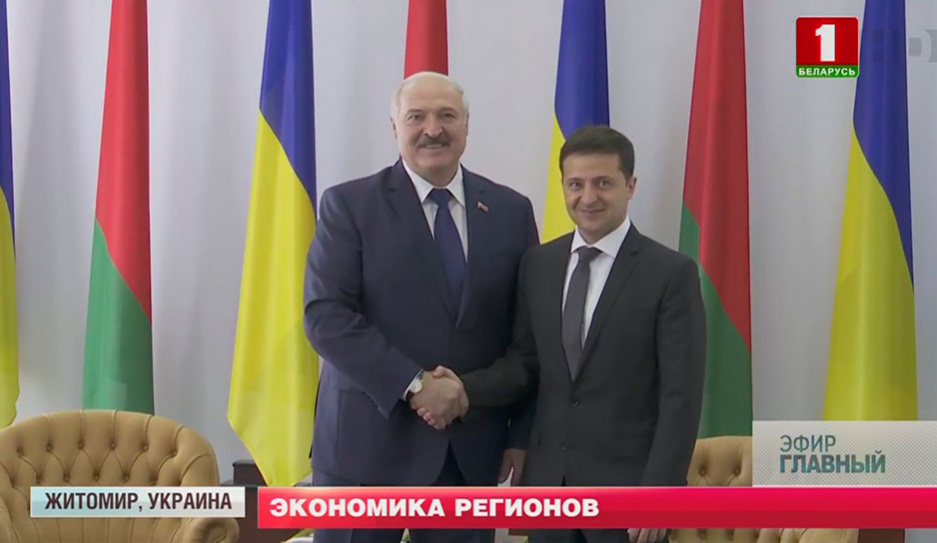 В Житомире Александр Лукашенко провел переговоры с Владимиром Зеленским