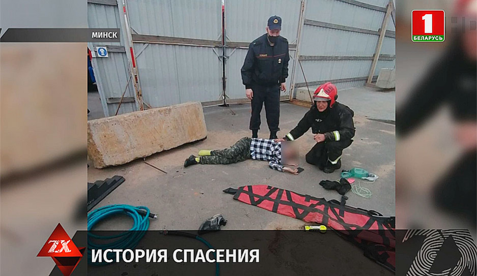 В Минске на новостройке на ногу подростка упал бетонный блок